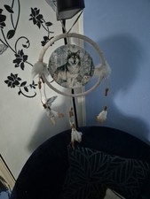 Wolf Hanging Dream Catcher