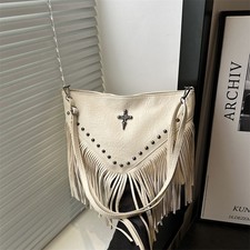 Womens Fringe Crossbody Bag