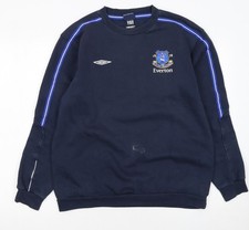 Umbro Everton Mens Blue M Crew
