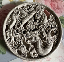 Imperial Dragon Carved Wood