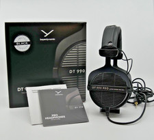 beyerdynamic DT 990 PRO 250 Ohm Over-Ear Studio Headphones BLACK LIMITED EDITION