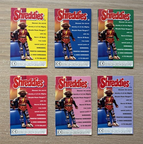 Complete set 6 shreddies - a,
