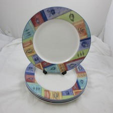 4 x Royal Doulton Everyday Trailfinder (1997) Dinner Plates 28 cms dia,