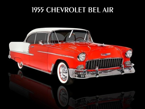 1955 chevrolet bel air new - bel,