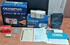Olympus MJU iii 3 150 KIT 35mm Compact Camera - Boxed - MINT - Complete - Zoom