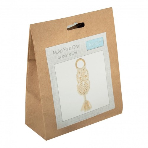 Trimits macrame kit owl - kit,
