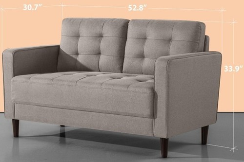 Zinus benton loveseat - zinus,