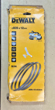 DeWalt Metal Plastic 12mm x 18tpi x 0.5mm Bandsaw Blade Pack Set of 4 DCS371
