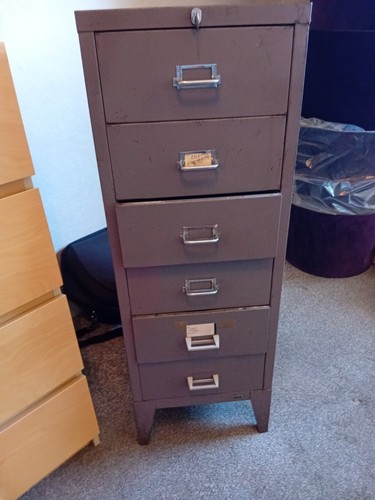 Vintage filing cabinet stor - filing,