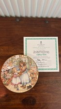 Royal Worcester A Gift of Love NSPCC Collectors Plate + Certificate + Box