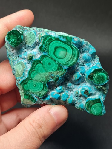 Chrysocolla malachite slab - malachite,