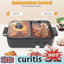 Electric Grill with Hot Pot