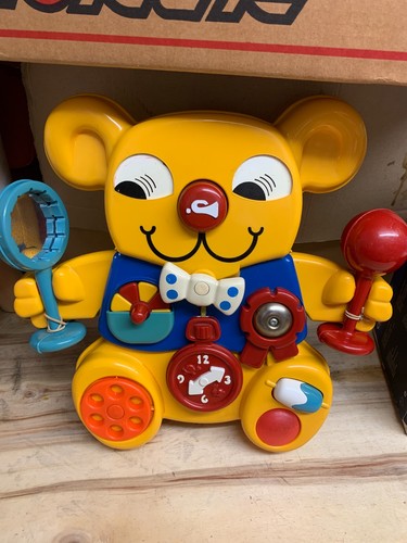 Vintage yellow teddy matchbox - vintage,