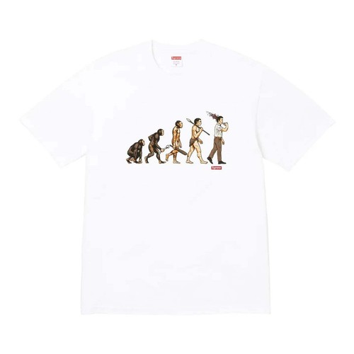 Supreme evolution tee white - evolution,