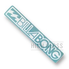 18cm Classic Billabong Surf Sticker - Green/White - Surfboard Surfing Vanlife