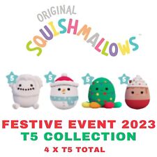 Squishmallows Tier 5 Festive 2023 Set - Colm, Galindo, Snowman Benny, Sivi UK