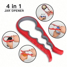 Easy Grip Rubber Jar Opener Gripper Multi Tool Cap Lid Bottle Opening *