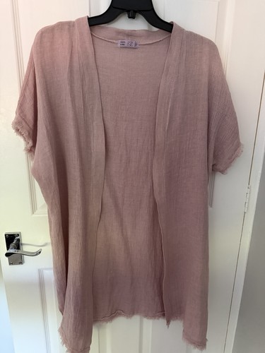 100 linen pink - linen, open