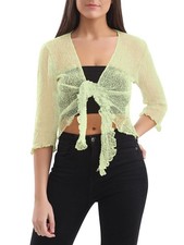 Womens tie open - up, shrug
