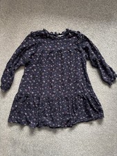 Girls Navy Blue Next Smock