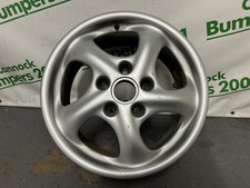 PORSCHE BOXSTER 17'' *REAR* SILVER TWIST ALLOY WHEEL GENUINE 99636212605