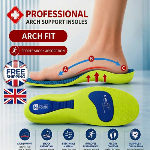 Orthotic insoles arch support - orthotic,
