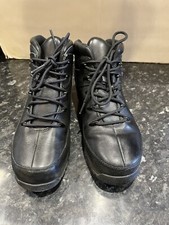 Timberland Black Leather Waterproof (Euro Sprint) Boys Boots.