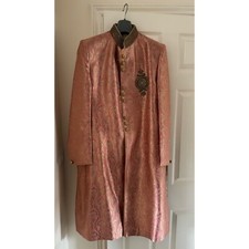 Men’s Indian Asian Wedding Party Wear Sherwani Suit Size 42 XL