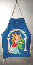 St Michael, M&S "Muppet Characters" Kermit & Miss Piggy Cotton/PVC Coated Apron.