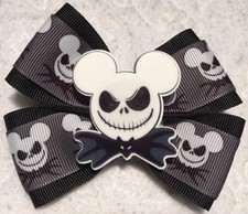 Girls Hair Bow 4" Wide Jack