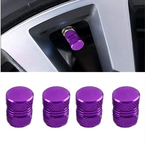 Purple car tyre rim valve - purple,