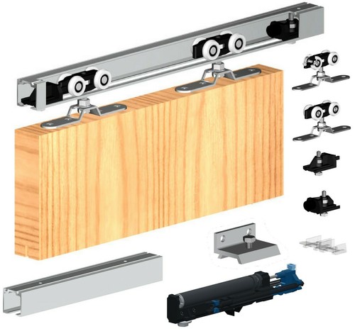 Sliding door track gear - sliding,