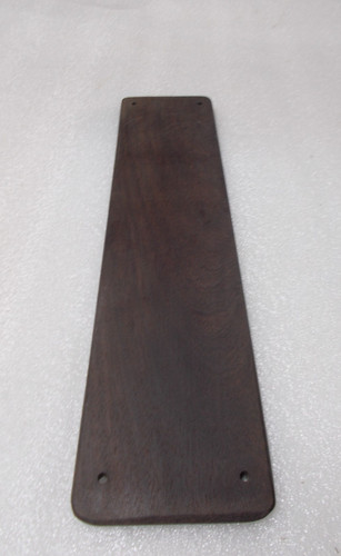Ebony door finger plate - door,