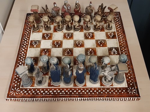 Classical mythology chess set - classical,