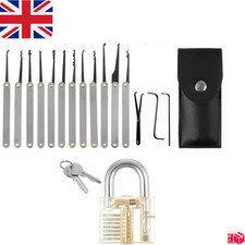 15Pcs Locksmith Set with Clear