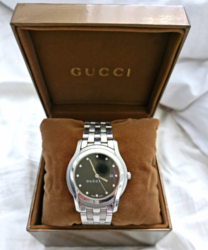 Gucci 5500l men quartz black - men's,