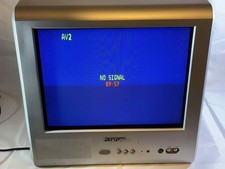 Tatung T15TF75S 14” CRT Grey Retro Gaming TV - No Remote - Working