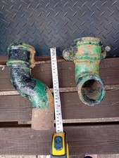 Cast Iron Downpipe Shoe & a offset down pipe 