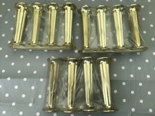 ? GOLD CAKE PILLARS BUNDLE ? VINTAGE 4.5” INCH ROUND PILLARS - WEDDING CAKES