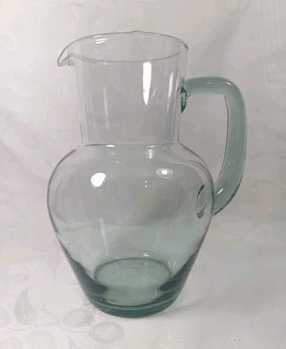 Large green glass - glass, jug