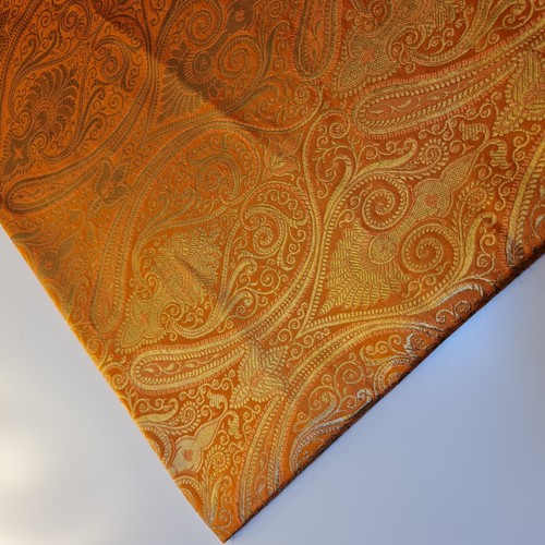 Brocade ornamental floral gold - brocade,
