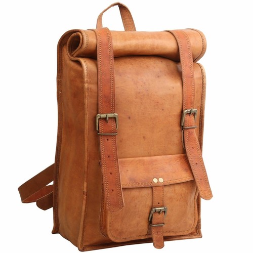 Mens genuine travel backpack - genuine,