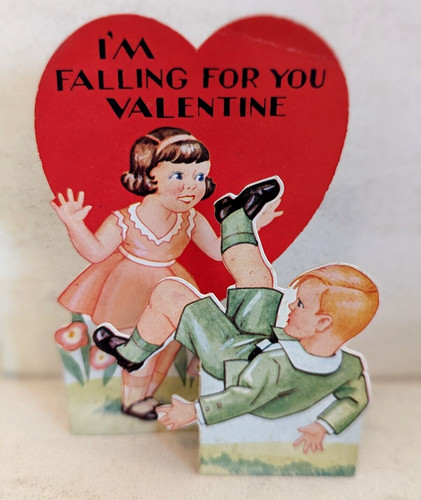 Vintage falling for you - 3d,