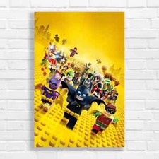 Vibrant LEGO Superheroes Original Canvas Print Large Picture Wall Art