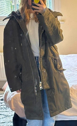 Allsaints parka coat hooded - allsaints,