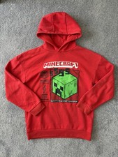 Boys Red Primark Minecraft
