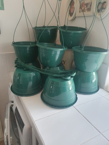 Plastic hanging basket - plastic,