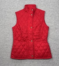 Barbour Vest Womens US 4 Red