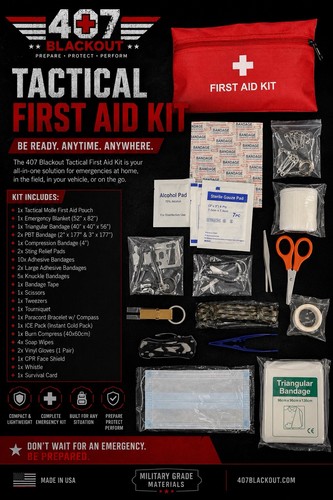 First aid kit 407 blackout - kit,