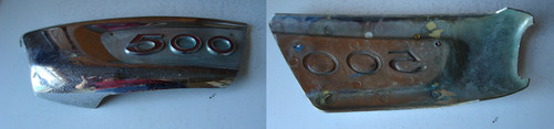 Suzuki t500 cover emblem - suzuki,